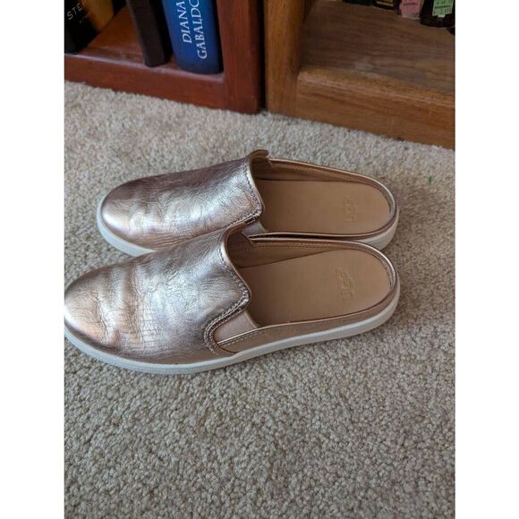 Uggs Sample Size: lady W8.5 Slipper Comfort Shoes Slip On Copper Pink - Picture 3 of 5